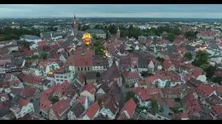 Drohne Weinheim Altstadt Hochzeit