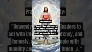 Prayer for Integrity: 