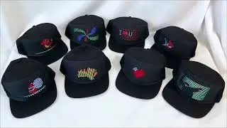 Custom Led Party Light Cap APP Programmable LED Message Cap with Led Light
