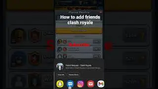 how to add friends clashroyale #shorts #short #gaming #clashroyale