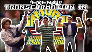 Every Transformation In Superhuman Samurai Syber-Squad