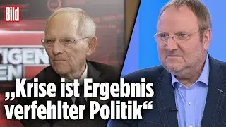 Energie-Krise: Schäubles „komischer Ton“ kann es nicht sein | Ralf Schuler bei BILD Live