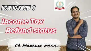 How to Check Tax Refund status ? ITR Verified, Processed or not ? FY 2024-25, AY 2025-26