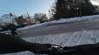 Post Snow Storm Ride around Sherwood Jan 28th