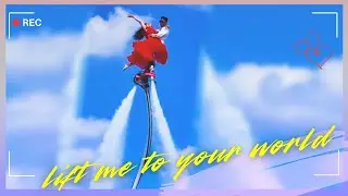 You lift me into your world ...... ❤️| Flyboard Waltz  #waterwaltz #dance #水上华尔兹 #flyboardwaltz