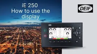 iE 250 - How to use the display