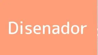 How to say Designer in Spanish