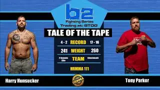 HRMMA 111 Fight 14 Harry Hunsucker vs Tony Parker Heavyweight Pro Title