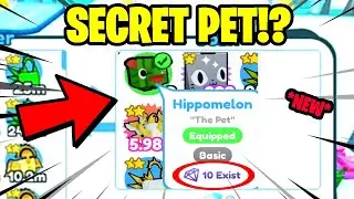 😱 *NEW* SECRET HIPPOMELON PET in Pet Simulator X!