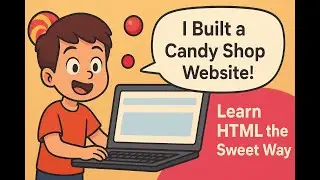 &ldquo;HTML Story Episode 2: The Candy Shop Website 🍬 | Learn HTML Tags with Fun!&rdquo; &ldquo;The Candy Shop Website