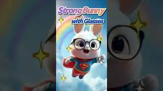 Strong Bunny with Glasses I A Song for Every Parent and Child