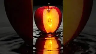 Ruby Apple Gleam &mdash; Hypnotic Red Glow Cutting ASMR 🍎✨