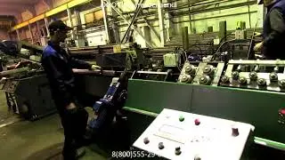 Правильно-отрезной станок для плющильной полосы