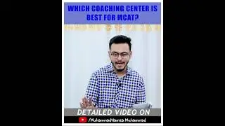 Which Coaching Center is best for MCAT? - MuhammadHamza Muhammad