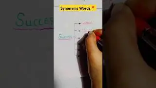 Synonyms Words | Competitive Exams | Success | #shortsfeed #shorts #synonyms #grammar #yt #success