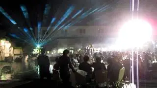 ■ArctosLaser■シェラトン舞浜　プールサイド　レーザー演出