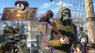 I am one with the Robot Pirate! Melee character build goes hard in the wasteland!