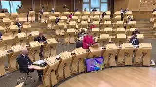 Nicola Sturgeon takes questions from MSPs at FMQs