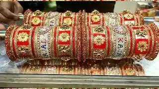 Latest bridal bangle Rajwadi chuda designs| wedding chuda|indian bangles| indian wedding | rajasthan