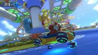 Mario Kart 8 - Yellow Cap Alex VS THE RED CAP - (GCN) Baby Park - WiiU
