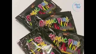Magic Fire Color Changing Packets for Fire Pit Accessories, Camping Essentials Campfire Accessories