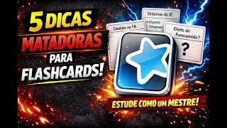 5 Dicas rápidas para FLASHCARDS matadores