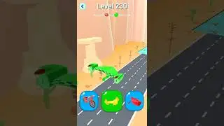 Shape-shifting Funny Race All Level Gameplay Walkthrough Master Level #230 BeamNG.drive #Shorts