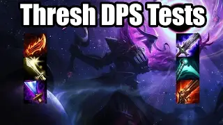 AD Thresh DPS and Burst tests - Practice Tool - League of Legends