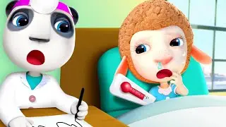 Doctor Panda Helps Dolly | Funny Kids Songs & Nursery Rhymes | Dolly and Friends 3D Cartoon