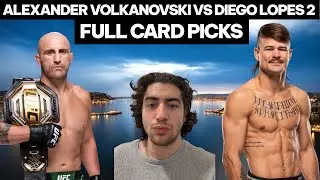 UFC Volkanovski vs Lopes 2 Full Card Predictions & Breakdowns - UFC 325 Betting Tips