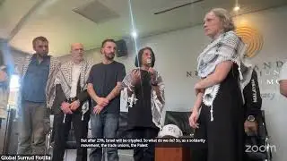 Global Sumud Flotilla Press Conference