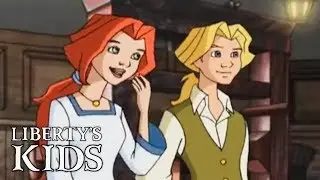 Liberty's Kids 122 - Lafayette Arrives | History Cartoons for Children