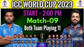 World Cup 2023 IND vs AFG Playing 11 Comparison | India vs Afghanistan Match Playing 11