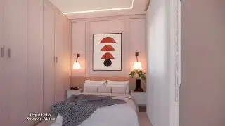 DICAS DE DECORA&Ccedil;&Atilde;O QUARTO CASAL COM BOISERIE#dicasdecoracao #antesedepois #shorts #arquitetura