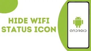 How to Hide the WIFI icon on Status Bar Android ?