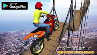 Tricky Bike Trail Stunt: Bike Stunts Tricks Master Android GamePlay Trailer