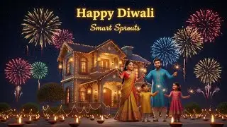 Diwali Magic ✨ | Smart Sprouts Family Celebrates the Festival of Lights 🪔 | Kids Animation Story