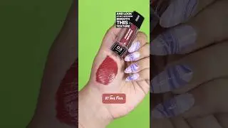 All New SUGAR Smudge me Not Liquid Lipsticks Improved formula #trysugar #transferproofmakeup #shorts