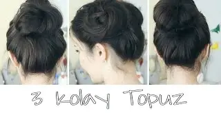 Kolay Günlük Topuz Modelleri | Güzellik Yayını
