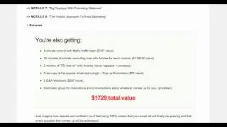 My Email Marketing Empire Workshop