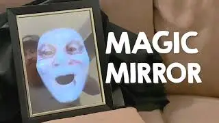 DIY Halloween Magic Mirror Video Projection Prototype
