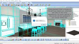 Matching the finish for all elements in a BIM Model by Envisioneer