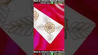 Leaf + circle flower pattern mehndi designs art // new stylish wedding mehndi designs 2026 #mehndi