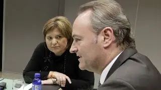 Alberto Fabra contesta las preguntas de Isabel Bonig, Elisa D&iacute;az y Pepe C&iacute;scar