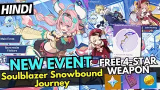 [Hindi] Genshin Soulblazer Snowbound Journey Event Guide | FREE 4-STAR Weapon & More Primogems..