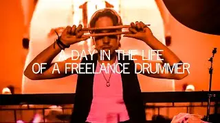 A DAY IN THE LIFE OF A FREELANCE DRUMMER #drummer #vlog #musician
