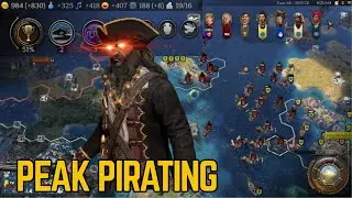 The GOLDEN AGE of Piracy! Blackbeard Civ 7 Deity