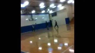 Yusef playing ball against some young punks!lol