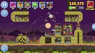 Турнир 6-го уровня Angry Birds Friends 1637, три звезды, без бонусов, прохождение 27.10.2025