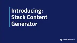 Stack Content Generator